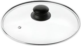 Кришка скляна Con Brio 22 см CB-9422 універсальна для каструль і сковорідок