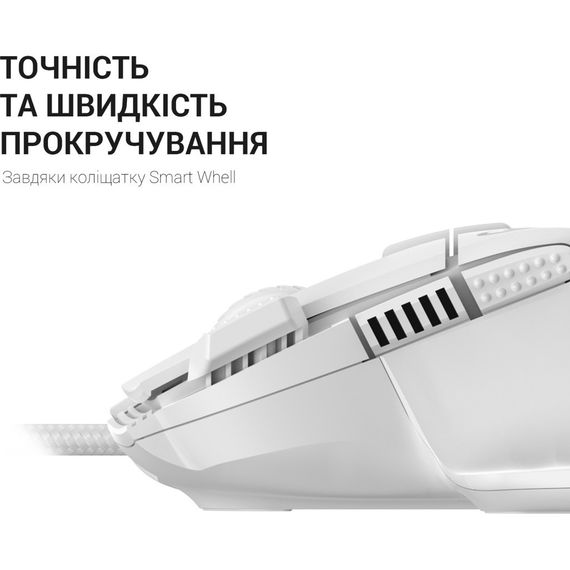 Мишка GamePro GM500W RGB USB White (GM500W) | Зображення 7