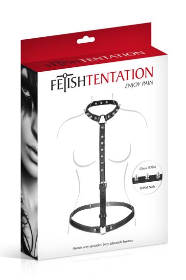 Портупея на тіло Fetish Tentation Sexy Adjustable Harness | Зображення 2