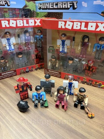 Набір колекційних фігурок з аксесуарами Roblox Legends 6 фігурок "Професії" | Зображення 2