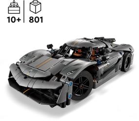 Конструктор LEGO Technic Koenigsegg Jesko Absolut — сірий гіперкар 42173