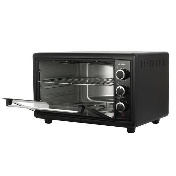 Електрична піч ASEL AF-50-23. Колір: чорний | Зображення 3