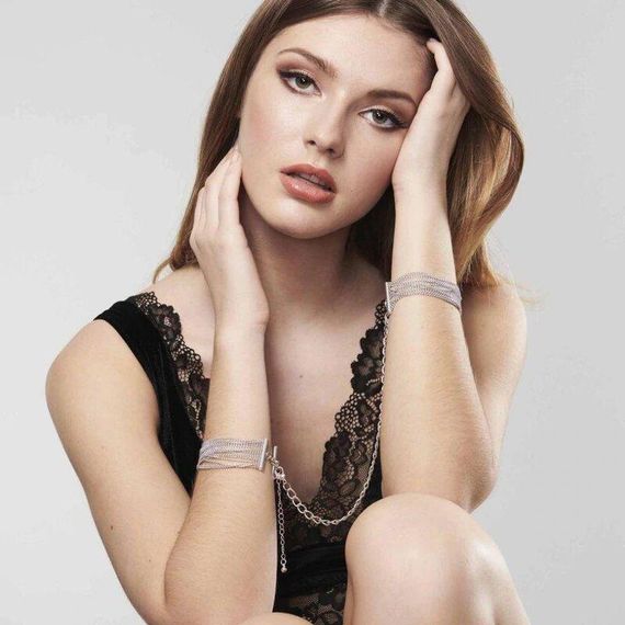 Браслеты-наручники MAGNIFIQUE Bijoux Indiscrets, серебристые sexstyle
