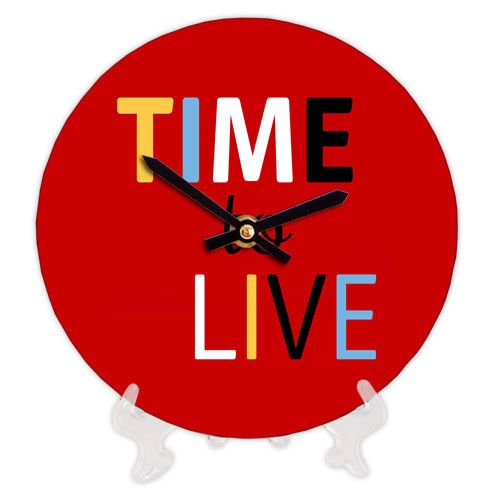 Часы настенные круглые Time to live 18 см (CH18_P_15S078)