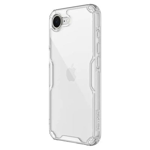 TPU чохол Nillkin Nature Pro Series для Apple iPhone 16e (6.1") Безбарвний (прозорий) | Зображення 1