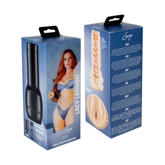 Мастурбатор Kiiroo Feel Lacy Lennon PBC, сумісний з PowerBlow и Keon Sex Aura | Зображення 6