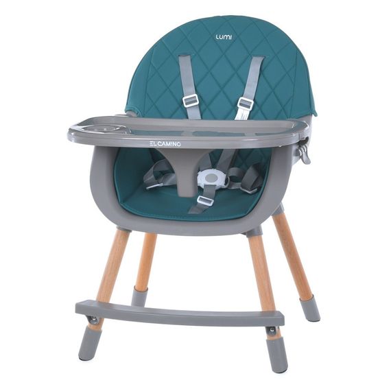 Стільчик для годування LUMI ME 1111 Teal екошкіра | Зображення 4