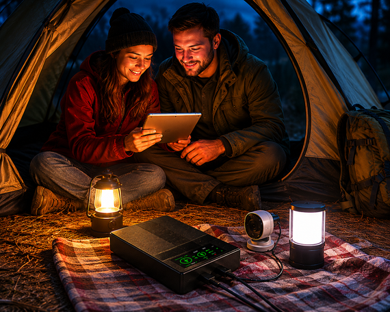 UPS-Power Bank 20000mAh для роутерів та відеокамер 5V/9V/12V+USB / Джерело безперебійного живлення / Повербанк для роутера | Зображення 2