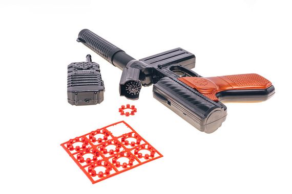 Игрушечный автомат "M60" Golden Gun 253GG  с пистонами | Зображення 1