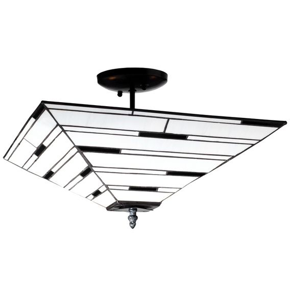 Люстра Тиффани потолочная E27 60W BK (BL-606C/2)