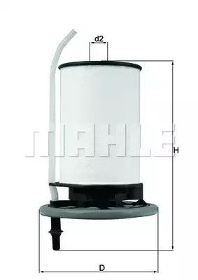 Фільтр паливний MAHLE/KNECHT Fiat, Opel, MAHLE/KNECHT (KX398) | Зображення 3