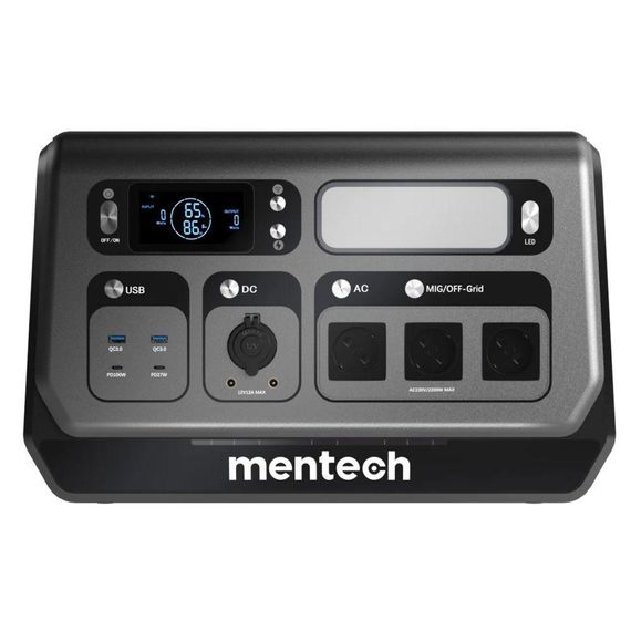Зарядна Станція Power Station Mentech BP2200 Balcony, 2200W, 2048Wh, LiFePo4 03BD | Зображення 3