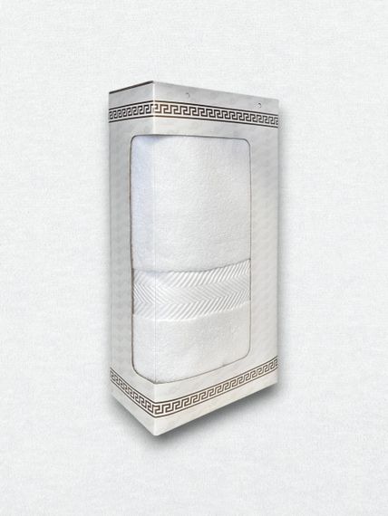 Полотенце махровое SB-5 Kayra 70x140 см. белый | Зображення 1