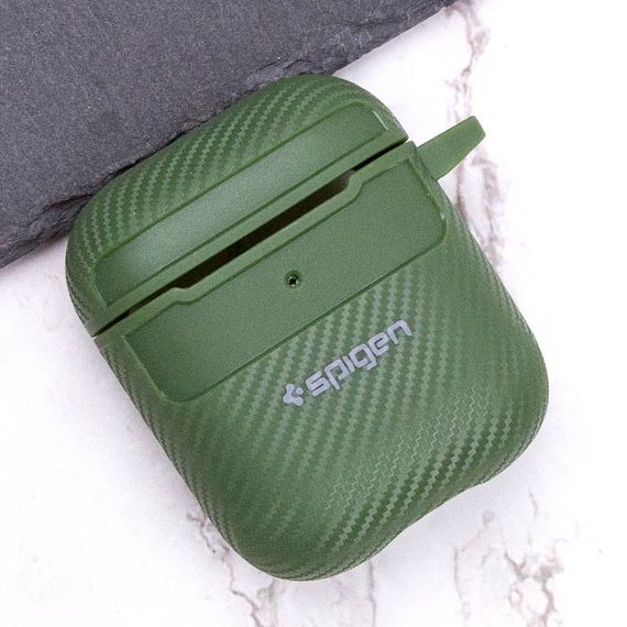 Футляр SGP Shockproof для наушников Airpods 1/2 Pine green | Зображення 2