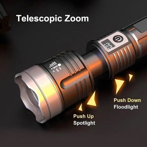 Ліхтар PLD-008 WHITE LASER LED PM10-TG, power bank, Ліхтарик тактичний акумуляторний ручний | Зображення 4