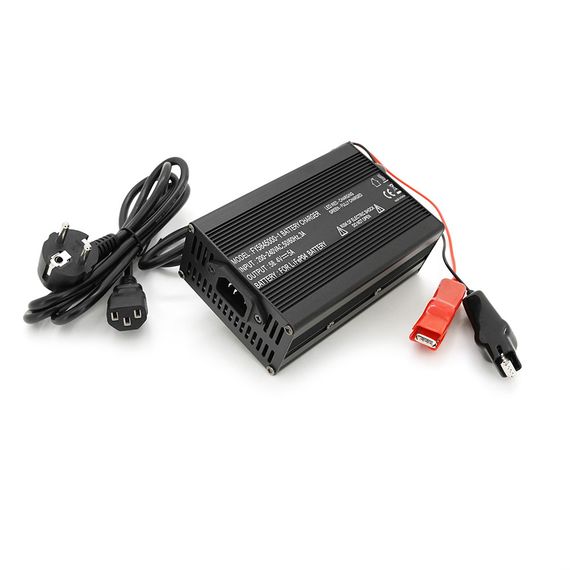 Зарядний пристрій для акумуляторів LiFePo4 48V(58, 4V), 16S, 5A, крокодили