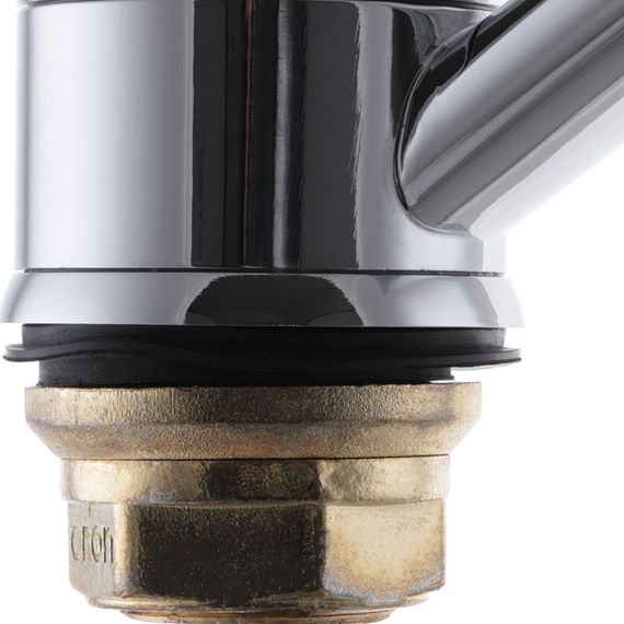 Смеситель для кухни CRON MAGIC 555 красная ручка CR0110 | Зображення 1