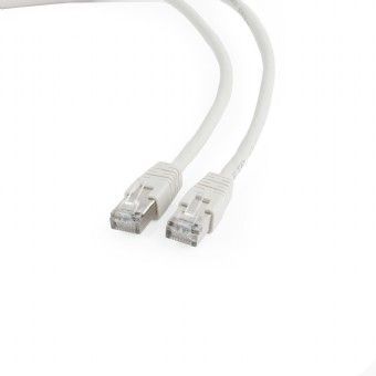 Патч корд Cablexpert PP6-15M, FTP, категорія. 6, литий,  50u" штекер із фіксатором,15.0M, сірий | Зображення 1