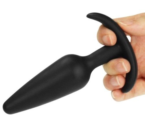 Анальна пробка - Lure Me Butt Plug L Black sexstyle | Зображення 5