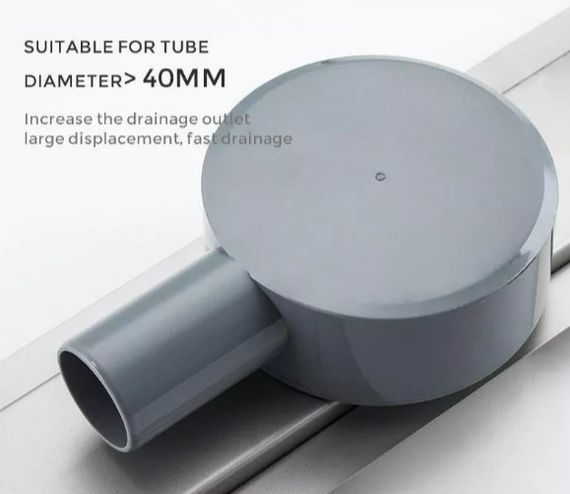 Душовий трап під плитку Gappo 70х600 мм, нержавіюча сталь G86007-4 | Зображення 3