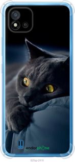 Чохол на Realme C20A Димчастий кіт "825sp-2416-2448"