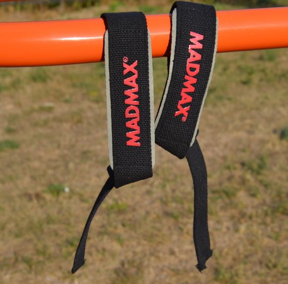 Лямки для тяги MadMax MFA-267 PWR Straps Black/Grey/Red | Зображення 6