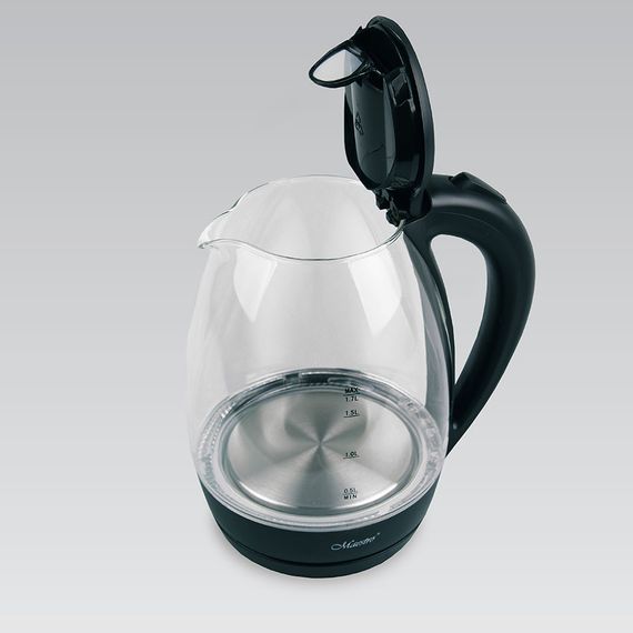 Електрочайник скляний Maestro MR-061-BLACK, 1.7 л, 2000 Вт, з підсвіткою | Зображення 2