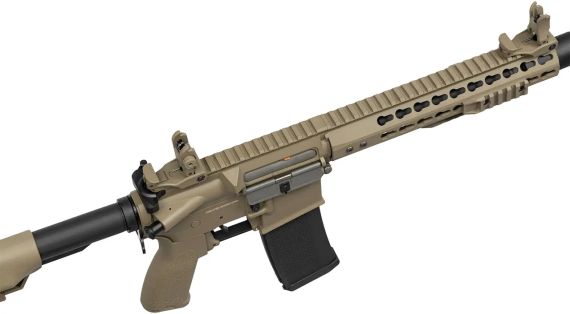 Страйкбольна гвинтівка Evolution Recon 10 Amplified Carbontech AEG 6 мм Tan | Зображення 4