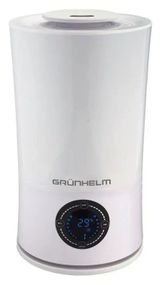 Ультразвуковий зволожувач повітря Grunhelm GHF-20LED прилад для зволоження у квартиру офіс LED дисплей 25 Вт