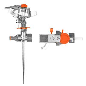 Зрошувач пульсівний Bradas WHITE LINE пластиковий на металевому кілку WL-6104