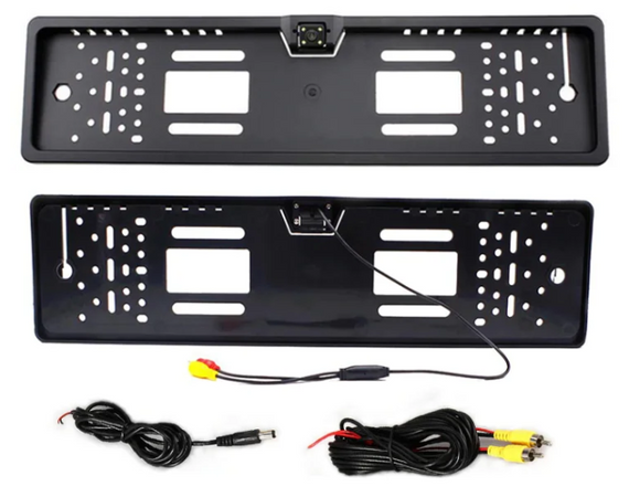 Камера заднего вида в рамке номерного знака 16 LED HD CCD Night Vision R314 | Зображення 7