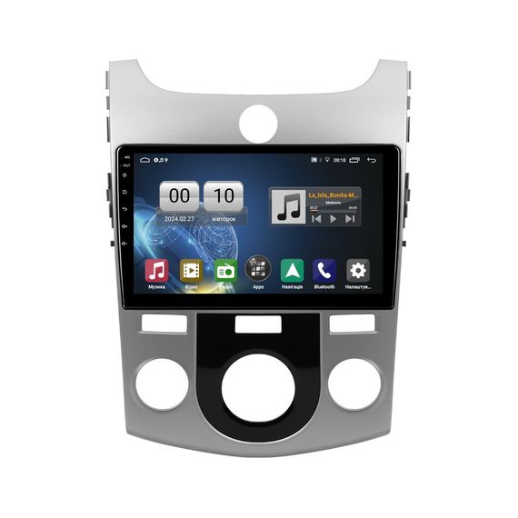 Штатна магнітола серії QIV Q1 під Kia Cerato 2 TD Forte TD, Naza Forte 2008-2013 (F2) (W1) 9 дюймів кондер