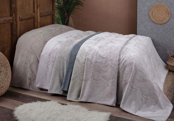 Махровое покрывало Pupilla 220 х 240 см Violet Pudra | Зображення 2