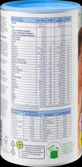 Mivolis "Дієтичний білковий коктейль" з амінокислотами, білками та вітамінами, смак шоколад, 500 г. | Зображення 2