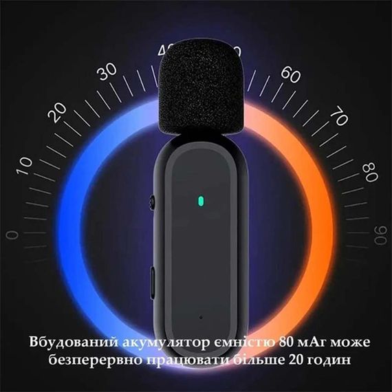 Петличний мікрофон K60 для iPhone з кейсом XPRO (46012-K60_646) | Зображення 4
