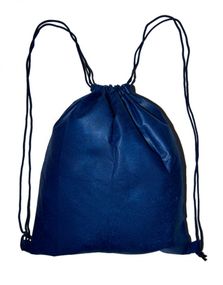 Рюкзак-сумка для одягу та взуття 4Profi Без принта синій спанбонд 45269