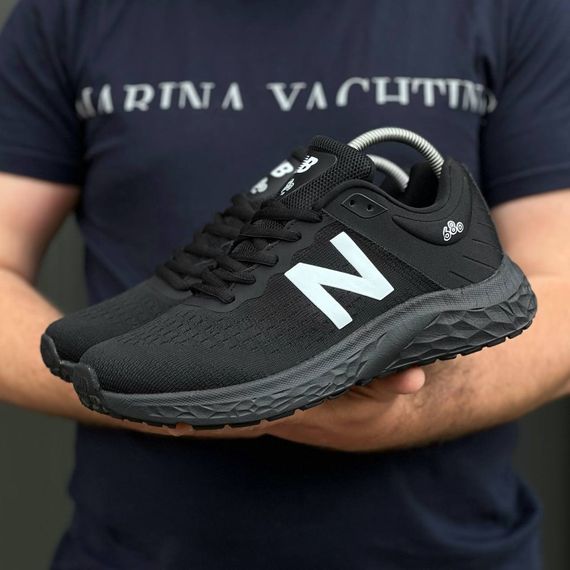 Кросівки літо New Balance колір чорний/білий | Зображення 5