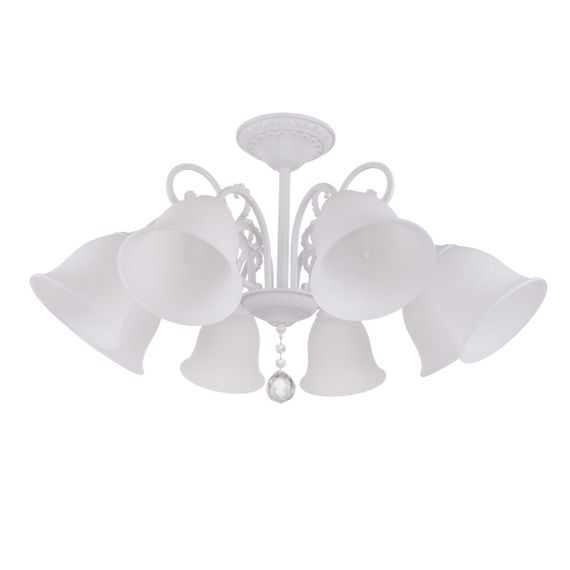 Люстра потолочная в спальню E27 60W WH (LK-686C/8)