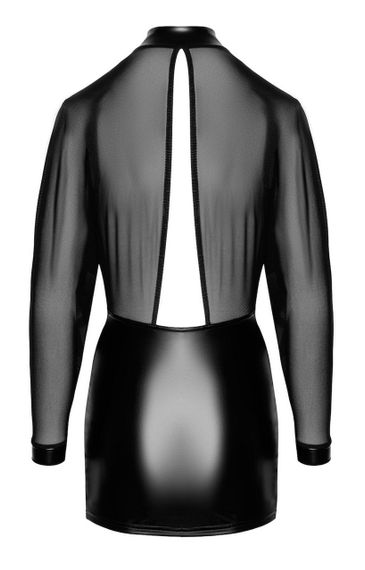 Платье Noir Handmade F348 Powerwetlook and tulle dress - M Sex Aura | Зображення 5