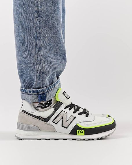 Кросівки чоловічі N3ew B3alan3ce 574 TP2 White Yellow Neon , В'єтнам 43 27,5 | Зображення 8
