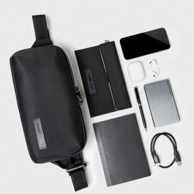 Сумка Pacsafe x SLNT pocket sling Черная (83102100) | Зображення 1