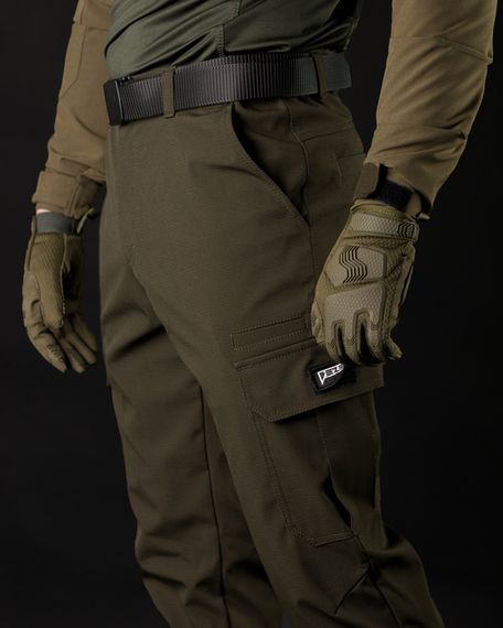 БРЮКИ КАРГО ТАКТИЧНІ BASIC Олива XXL | Зображення 3