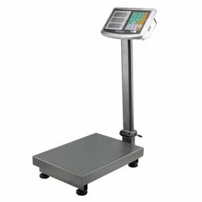Ваги торговельні Crystal CR-150 до 150 кг • Електронні платформні ваги Crystal CR-150 з акумулятором для торгівлі та складу