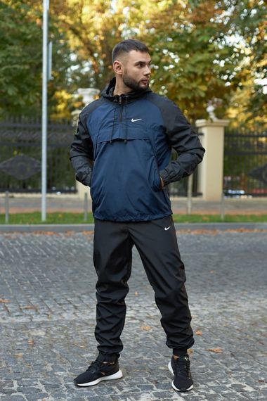 Анорак чоловічий "House" Nike чорно-синій | Зображення 6