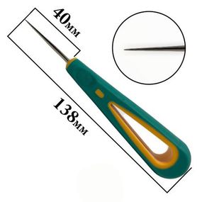 Шило швейне 138mm, пластикова ручка покрита силіконом (6154)