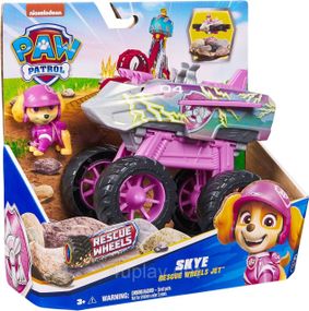 Paw Patrol Rescue Wheels Спасательный квадрокоптер с пилотом Скай серии Мега колеса Щенячий патруль Оригинал