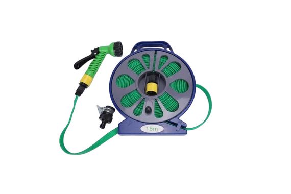 Садовий шланг BB-4302 15м з котушкою та розпилювачем XPRO (45200-BB-4302_468) | Зображення 2