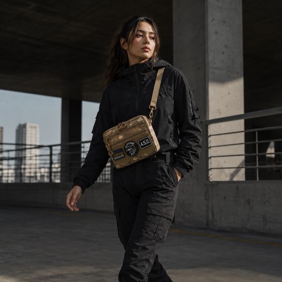 Чоловіча тактична сумка Multicam EDC Cordura 600D, сумка для патчів і шевронів мультікам CW-44 | Зображення 9