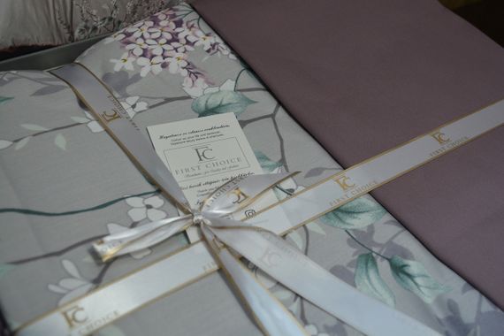 Постільна білизна First Choice Cotton Satin 160 х 220 см Wisteria Lilac | Зображення 3