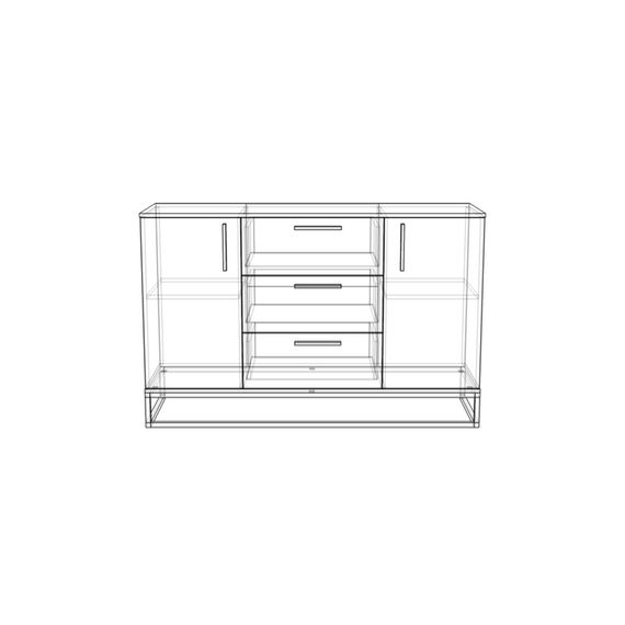 Комод Тіса-меблі АКМ-445 140х90х45 | Зображення 1